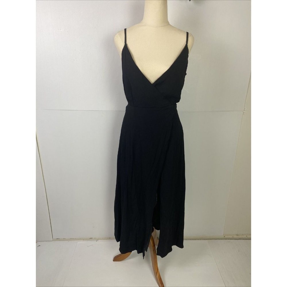 BNWT Kookaï HUNTINGTON WRAP DRESS BLACK Colour Size 34 AU 10 - Picture 1 of 10
